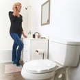thumbnail image 4 of Clorox Antimicrobial Round Plastic Toilet Seat with Easy-off Hinges, 4 of 9