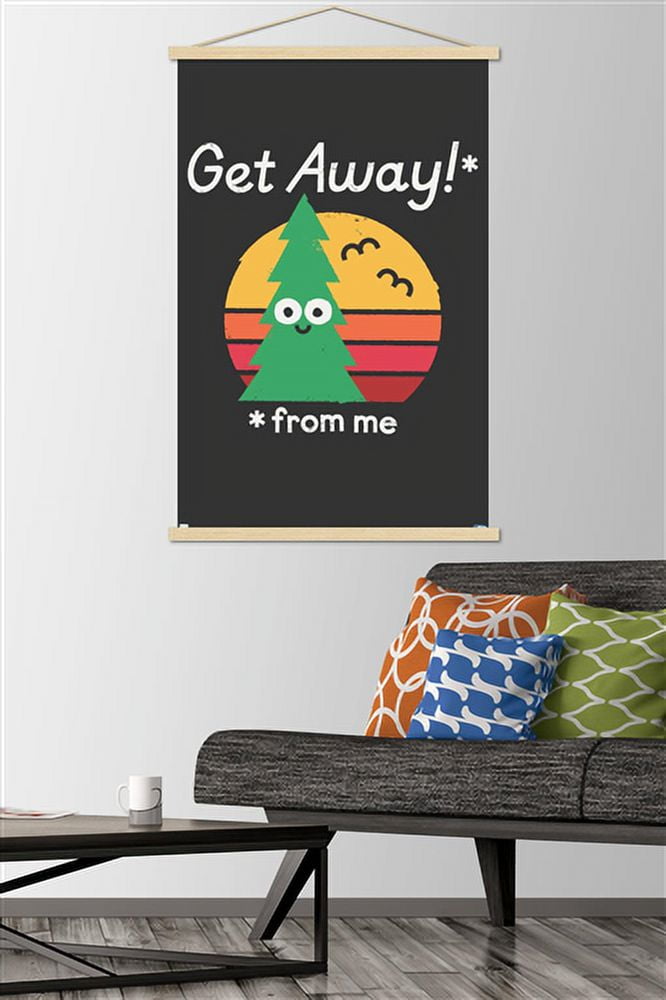 DaVid Olenick - Take a Hike Wall Poster with Wooden Magnetic Frame, 22.375" x 34"