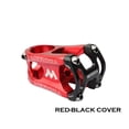 thumbnail image 3 of Eigraketly Modificación de vástago corto de bicicleta Ciclismo al aire libre Aleación de aluminio Vástagos huecos Manillar Componente Rojo con cubierta Ciclismo rojo con tapa negra Eigraketly OD024551-03, 3 of 6