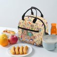 thumbnail image 4 of HUIACONG Lightweight Lunch Bag for School Picnic, Aluminum Film Material Easy To Carry Insulated Lunch Tote, Capybara School Pattern, 4 of 10