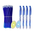 thumbnail image 3 of 50x Recambios de Bolígrafos Borrables con Bolígrafos, Papelería de Escritura Escolar, Papelería Multiusos para Adultos, Papelería para Oficina, Hogar Tinta azul, 3 of 8