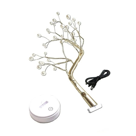 

Pearl Tree Light Press Switch Light Gypsophila Decoration Night Light