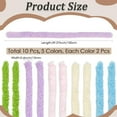 thumbnail image 2 of 10Pcs 39.37inx15mm Extra Thick Pipes Cleaners for Crafts Soft Fuzzy Flurry 5 Colors Chenille Stems Chunky Jumbo Coral Fleece FurHandmade DIY Arts Projects Plush Animal Creative Fun Decor DIY Making, 2 of 3