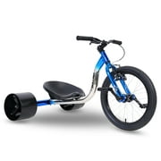 Sullivan 18" Jnr big wheel drift trike blue/chrome, for ages 7-12 years, awesome sliding fun
