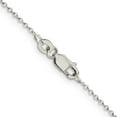 thumbnail image 3 of 925 Sterling Silver Cable Chain Styles Necklace 1 mm 18 inch, 3 of 4