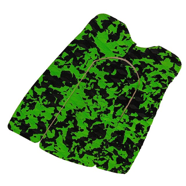Almohadillas de surf antideslizantes de EVA premium de 3 piezas Alfombrillas traseras de tracción de tabla de surf Verde Sharpla Alfombrillas de surf para yates