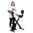 thumbnail image 3 of Folding Exercise Bike with 8-Level Adjustable Magnetic Resistance Upright and Recumbent Foldable Stationary Bike Perfect Workout Bike for Home Use for Men, Women, and Seniors, 3 of 11