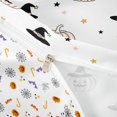 thumbnail image 3 of Homewish Halloween Pastel Striped Pumpkin Twin Duvet Cover for Girls, Bow Ghost Witch Hat Twin Bedding, Pink White Gold, Pumpkin Bat Reversible 2-Piece, 1 Duvet Cover and 1 Pillowcase, 3 of 5