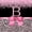 Pink Black B, variant on Erosebridal Pink Leopard Print Queen Comforter Set,Chic Sparkling Print S Alphabet Bedding Comforter Set For Kids Girls,Black Reversible,3-Piece