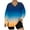 Sky Blue, variant on Sweatshirt for Women Tie Dye Sweatshirt Plus Size Tops Casual Long Sleeve Oversize Pullover Bronze XXXXL