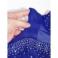 thumbnail image 6 of YIZYIF Kids Girls Ballet Dance Jumpsuit Sleeveless Rhinestone Gymnastics Leotard Figure Skating Unitard Costume Royal Blue 8, 6 of 7