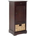 thumbnail image 3 of Safavieh Randy Unité de Rangement Haute en Bois Cerisier Foncé, 3 of 5