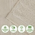 thumbnail image 3 of BNM Rayon from Bamboo Cotton Blend 12 Piece Bathroom Towel Set, Ivory, 3 of 12