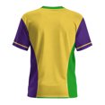 thumbnail image 5 of Uootdi Womens Mardi Gras Festive Tops Crew Neck Funny Graphic Tuxedo Short Sleeve T Shirt Tropical Holiday Vacation Novelty Shirts Gift, 5 of 8