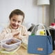 thumbnail image 4 of Bolsa térmica reutilizable para almuerzo, lonchera térmica, lonchera a prueba de fugas para adultos, oficina, trabajo, picnic, viajes, lonchera plegable portátil, diseño de marco metálico,, 4 of 9