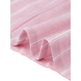 thumbnail image 5 of INSPIRE CHIC Casual Stripe Blouse for Women's V Neck Button Front Short Sleeve Top XS Light Pink, 5 of 6