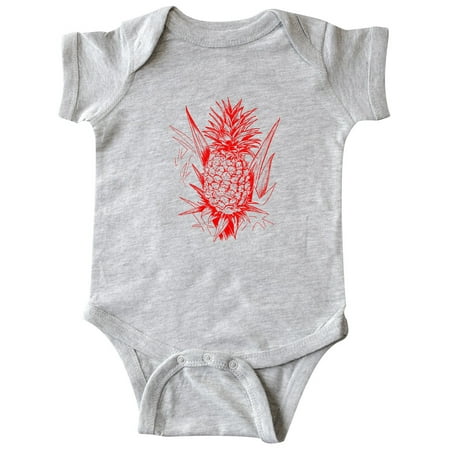 

Inktastic Unpicked Pineapple in Red Gift Baby Boy or Baby Girl Bodysuit