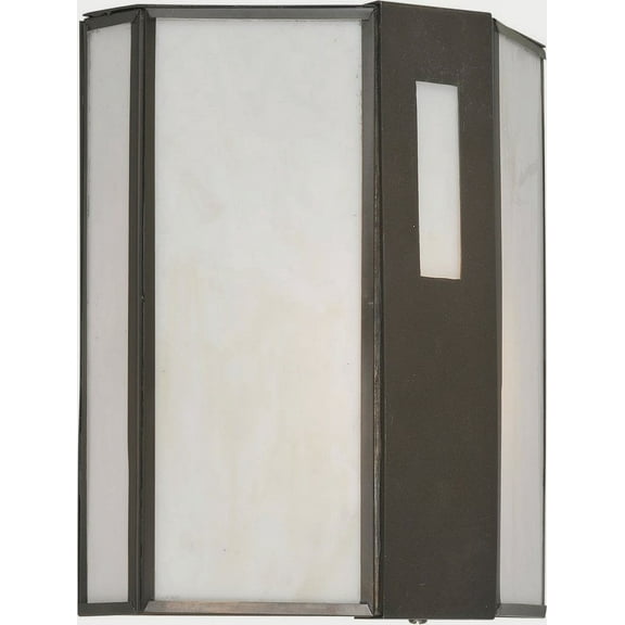 Forte Lighting 1137-01 1 Light Outdoor Wall Sconce - Bronze