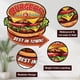 thumbnail image 3 of Letreros de hojalata vintage de hamburguesas, decoración de hamburguesas, letrero retro, arte de pared, artículos decorativos geniales, póster, 3 of 7