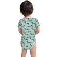 thumbnail image 3 of Yiaed Christmas Dachshund Print Infant Climbing Short Sleeve Onesie One-Piece Baby Bodysuit Clothes 0-12 Months -6 Months, 3 of 6
