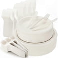 thumbnail image 1 of 250-Piece Biodegradable Tableware Set - 7 & 9 Inch Plates, Cutlery - Eco-Friendly Disposable Party Kit, 1 of 5
