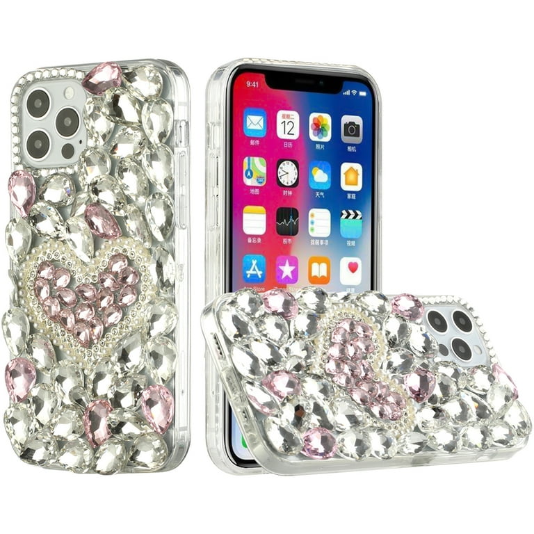 For Samsung Galaxy Z Fold 4 5G Bling Crystal 3D Full Diamond Luxury Sparkle  Rhinestone Hybrid Protective Cover ,Xpm Phone Case [ Gold Panda Floral ] 
