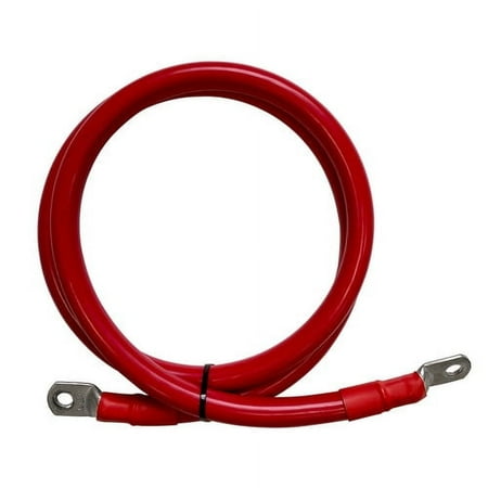 Renogy 5ft 4/0 AWG Battery Inverter Cables for 3/8 in Lugs