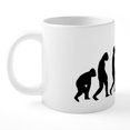 thumbnail image 2 of CafePress - Evolution Saxophone - 20 Oz White Ceramic Mega Mug, 2 of 5