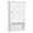 White, variant on RONG-3 Bathroom Wall Cabinet, Bathroom Cabinet Wall Mounted with Single Shutter Door and Adjustable Shelf, Small Medicine Cabinet for Living Room, Kitchen or Entryway,White