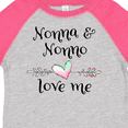 thumbnail image 4 of Inktastic Nonna and Nonno Love Me- Heart Grandchild Boys or Girls Toddler T-Shirt, 4 of 5