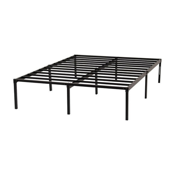 Base de cama queen Nooz de metal estable y moderna