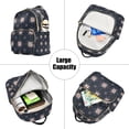 thumbnail image 5 of FORMRS Mini Backpack Purse for Women Travel Daypack Casual Shoulder Bag, Red Fireworks Pattern, 5 of 7