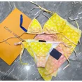 thumbnail image 1 of Louis Vuitton Gradient Lace-up 3-piece women's bikini Outdoor beach, 1 of 6