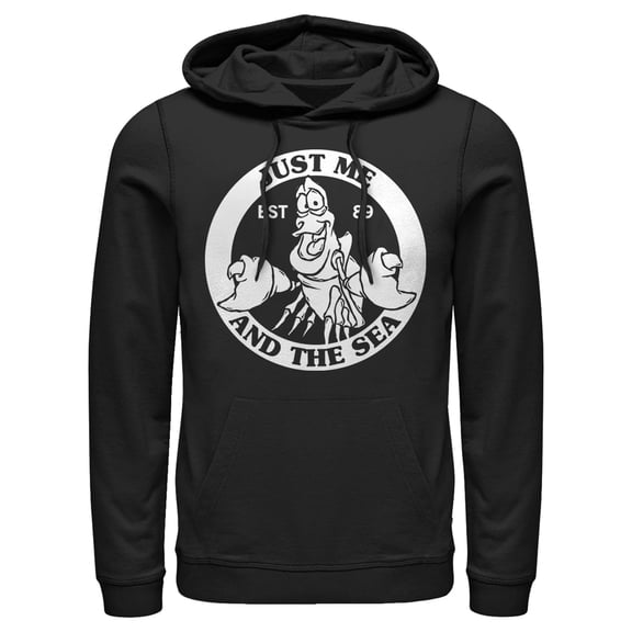 Men's The Little Mermaid Sebastian Human World Pull Over Hoodie