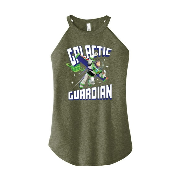Toy Story - Buzz Galactic Guardian - Juniors High Neck Tank Top