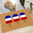 Red White & Blue Doormat 4th Of July Door Mat Full Color Outdoor
