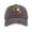 Brown, variant on Sports Cap for Fans with Vintage Washed Cotton and Football Graphic Print in Unisex Style for Game Day Outfits and Casual Outdoor Sun Protection Navy