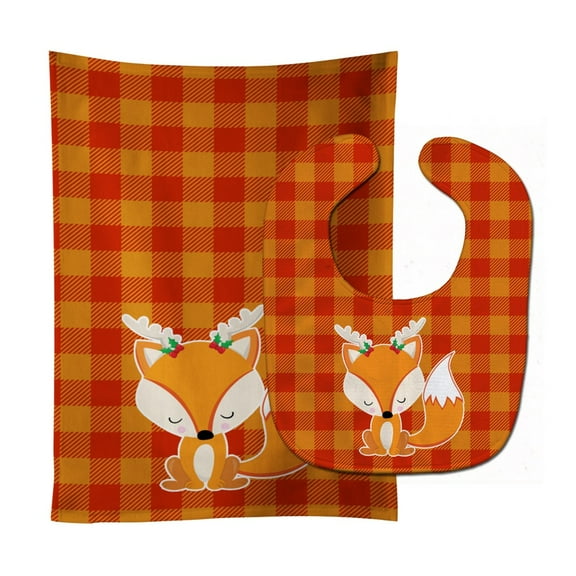 Bear 2 Baby Bib and Burp Cloth