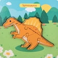 thumbnail image 2 of Partheme Novelty Toys 3 Counts Wooden Dinosaurs Puzzles Toddlers Animals Puzzles For Kids Preschool Puzzles as show, 2 of 3