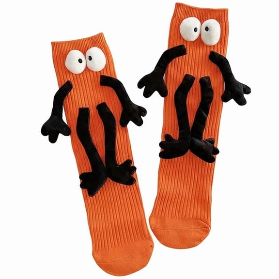 Silly Socks Kids Wacky Toddler Crazy Funny 3D Sock Boys Girls Baby Stay Feet Gift Outfit Magnetic Holding Hand Set for Everyday Play and Party Wear