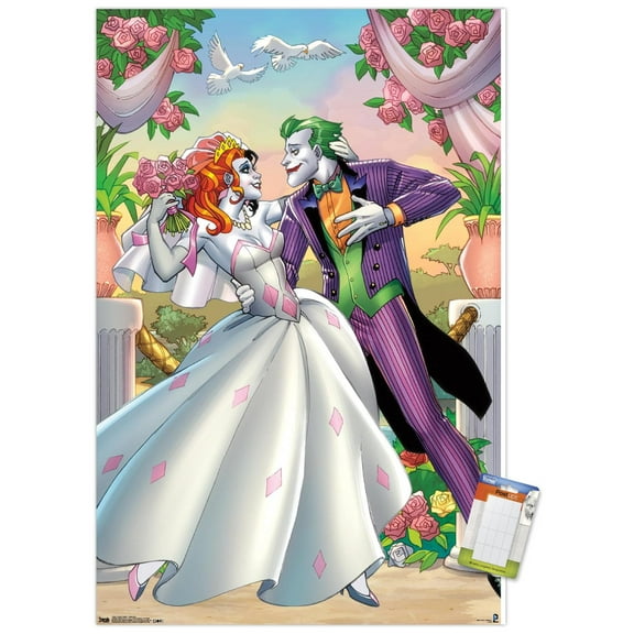 DC Comics - Harley Quinn - Romance Wall Poster, 14.725" x 22.375"