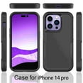 thumbnail image 2 of for iPhone 16e Case,Heavy Duty Drop Protection Edge Raised Rugged Shockproof/Drop Proof/Dust Proof Military Protective Tough Durable Cell Phone Cover for Men Women,Purple, 2 of 6