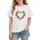 thumbnail image 2 of Blusas y camisas de manga corta con cuello redondo para niños y niñas, camisetas gráficas de manga corta, blusas con estampados bonitos para la temporada escolar., 2 of 9