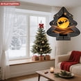 thumbnail image 4 of Stylish Metal Hanging Christmas Tree Wind Decorations - Unique Sleigh & Santa Silhouette Design for Garden & Yard Spinners, 4 of 7