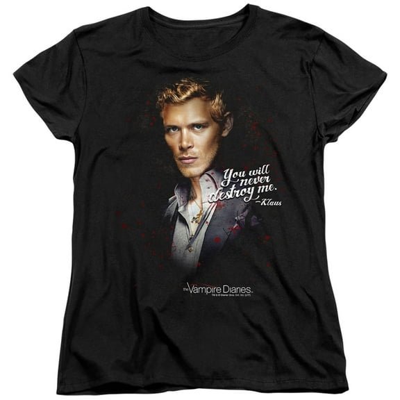 Vampire Diaries Never Destroy Women's T Shirt
