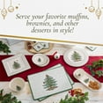 thumbnail image 5 of Spode Christmas Tree 12-Inch Polka Dot Dessert Tray - Festive Holiday Serving Platter for Desserts, Appetizers, Side Dishes - Christmas Tree & Polka Dots - Dishwasher, Microwave, Freezer Safe, 5 of 7