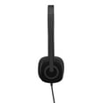 thumbnail image 4 of Logitech H151 Binaural Over-the-Head Stereo Headset, Black, 4 of 8