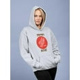 thumbnail image 2 of Japanese Dragon Sign Hoodie Women -Image by Shutterstock, Female 5X-Large, 2 of 4