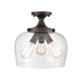 thumbnail image 2 of Millennium Lighting - Ashford - 3 Light Semi-Flush Mount-11.5 Inch Tall and 13, 2 of 6