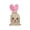 Pink, variant on Easter Bunny Burlap Drawstring Bag, Cute Plush Ear Gift Bag for Parties and Egg Hunts, Durable Gunny Sack for Candy and Small Gift Storage, Festive Easter Bag that Adds Rustic Charm, 10*8in, Pink